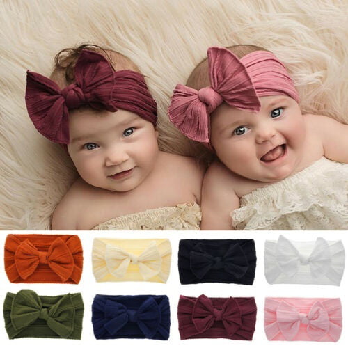 Bow Headband Hairband Accessories Girls Baby Infant Toddler Children Girl Decor